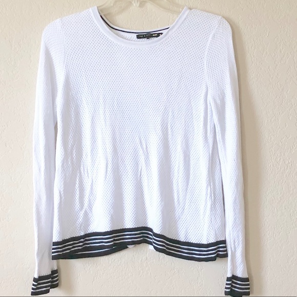 Rag and Bone Nikki Mesh Top Open Slit - Picture 2 of 7